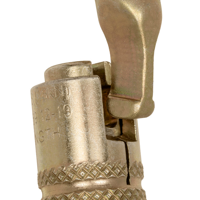ProClimb Screw Lock Large D Steel Carabiner - 60kN Professional Climbing Hardware