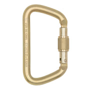 Screw Lock Large D Steel Carabiner