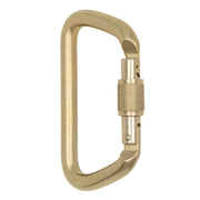 Twist Lock Large Equal D Steel Carabiner