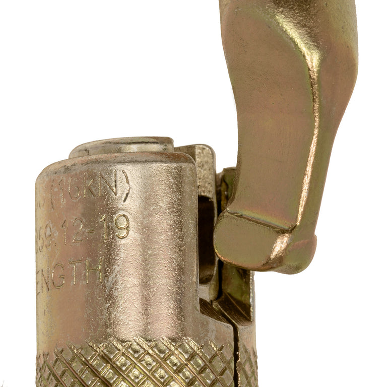 ProClimb Triple Lock Large D Steel Carabiner - Heavy Duty Climbing Hardware