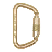 Triple Lock Large D Steel Carabiner