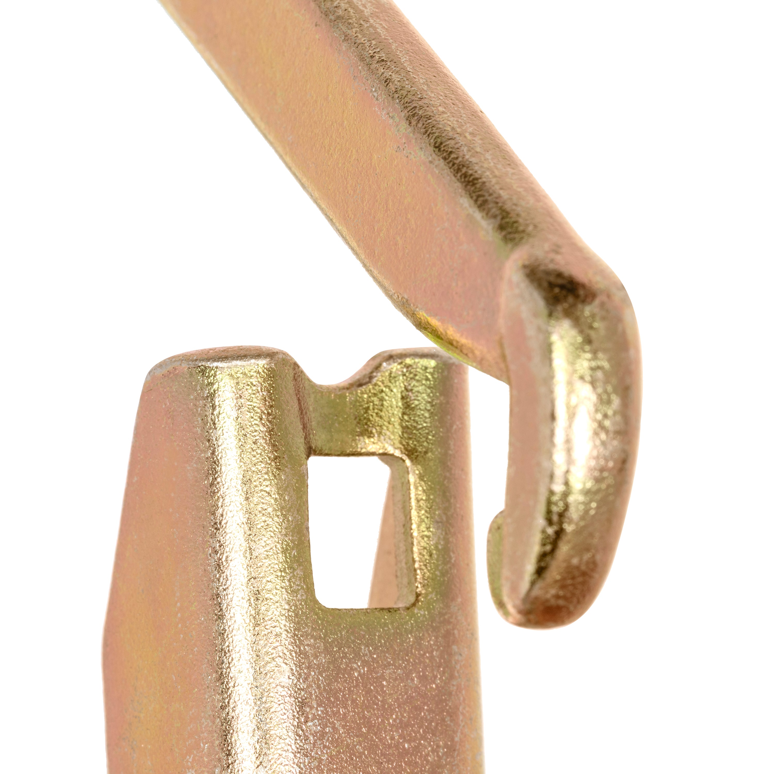 ProClimb Forged Steel Rebar Hook with Fixed Eye - 58mm Gate, Double Action Self-Locking, 40kN ANSI Certified