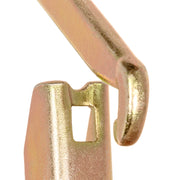 Forged Steel Rebar Hook w/ Fixed Eye - 58mm Gate - Double Action - 40kN