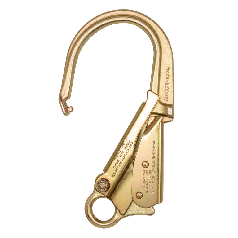 ANSI Forged Steel Rebar Hook - Double Action Self-Locking - 50kN (11,240 lb) MBS - Concrete & Construction