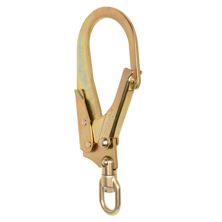 ANSI Steel Swivel Snap Hook - Double Action - 60mm Gate Opening - Heavy-Duty Fall Protection & Rescue