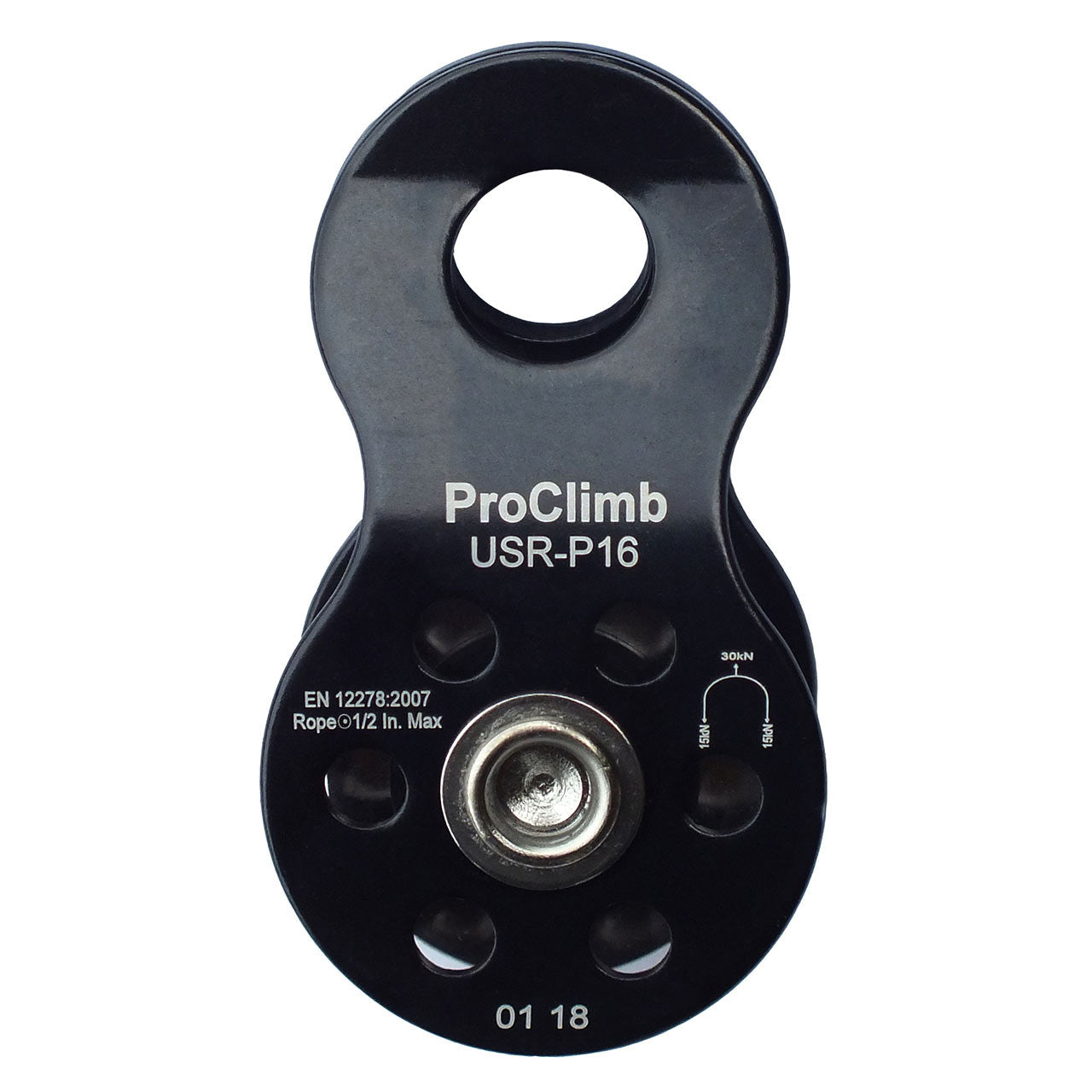 ProClimb Aluminum Single Swing Pulley - Lightweight Rigging Pulley