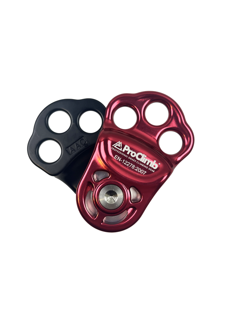ProClimb USR‑PHC Triple Attachment Hitch Climber Pulley – Arborist Rope Pulley for MRS & Light Rigging