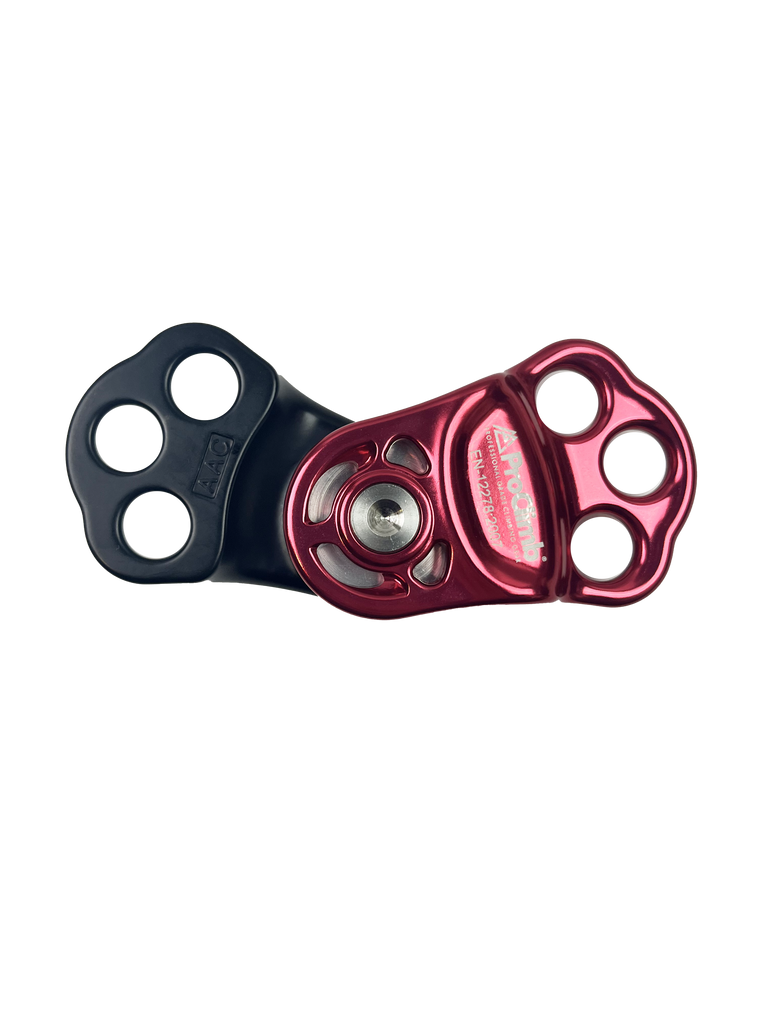 ProClimb USR‑PHC Triple Attachment Hitch Climber Pulley – Arborist Rope Pulley for MRS & Light Rigging