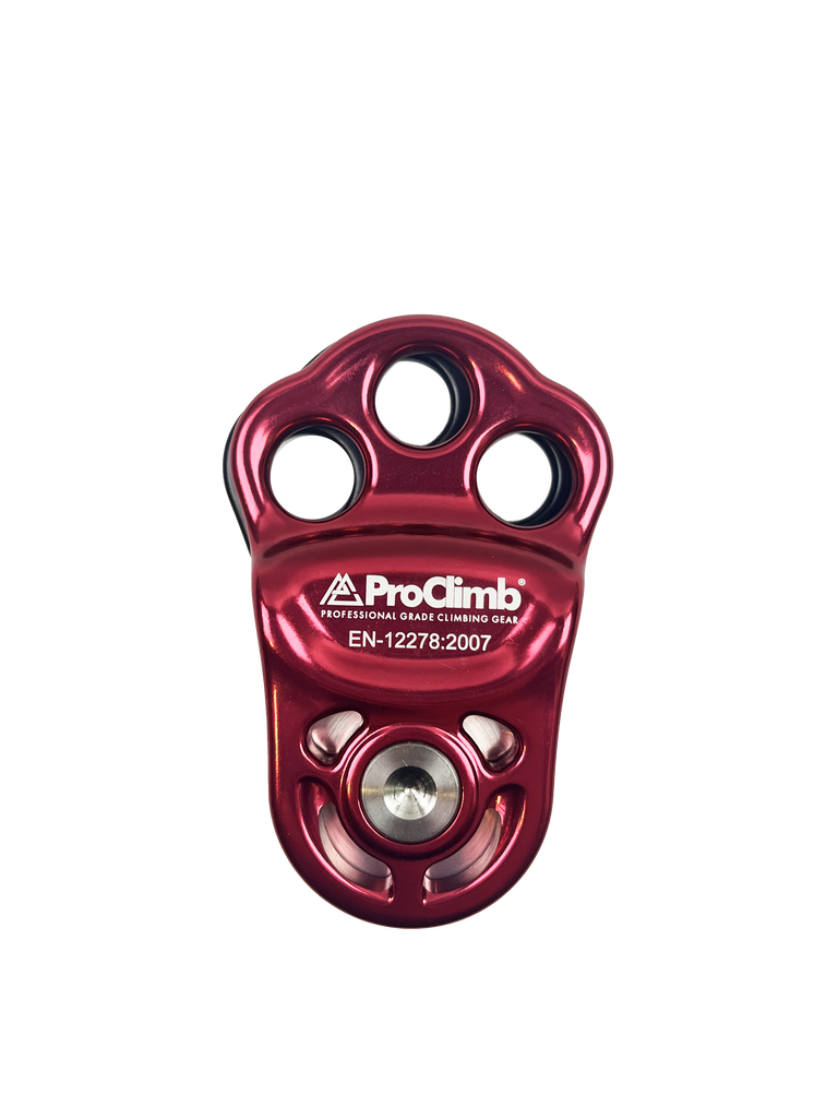 ProClimb USR‑PHC Triple Attachment Hitch Climber Pulley – Arborist Rope Pulley for MRS & Light Rigging
