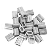 1/16" cable ferrule wire rope sleeves - zinc-plated