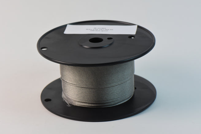 7x7 Stainless Steel Wire Rope - MIL-DTL 83420 Aircraft Cable