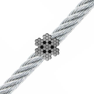 7x7 Stainless Steel Wire Rope - MIL-DTL 83420 Aircraft Cable