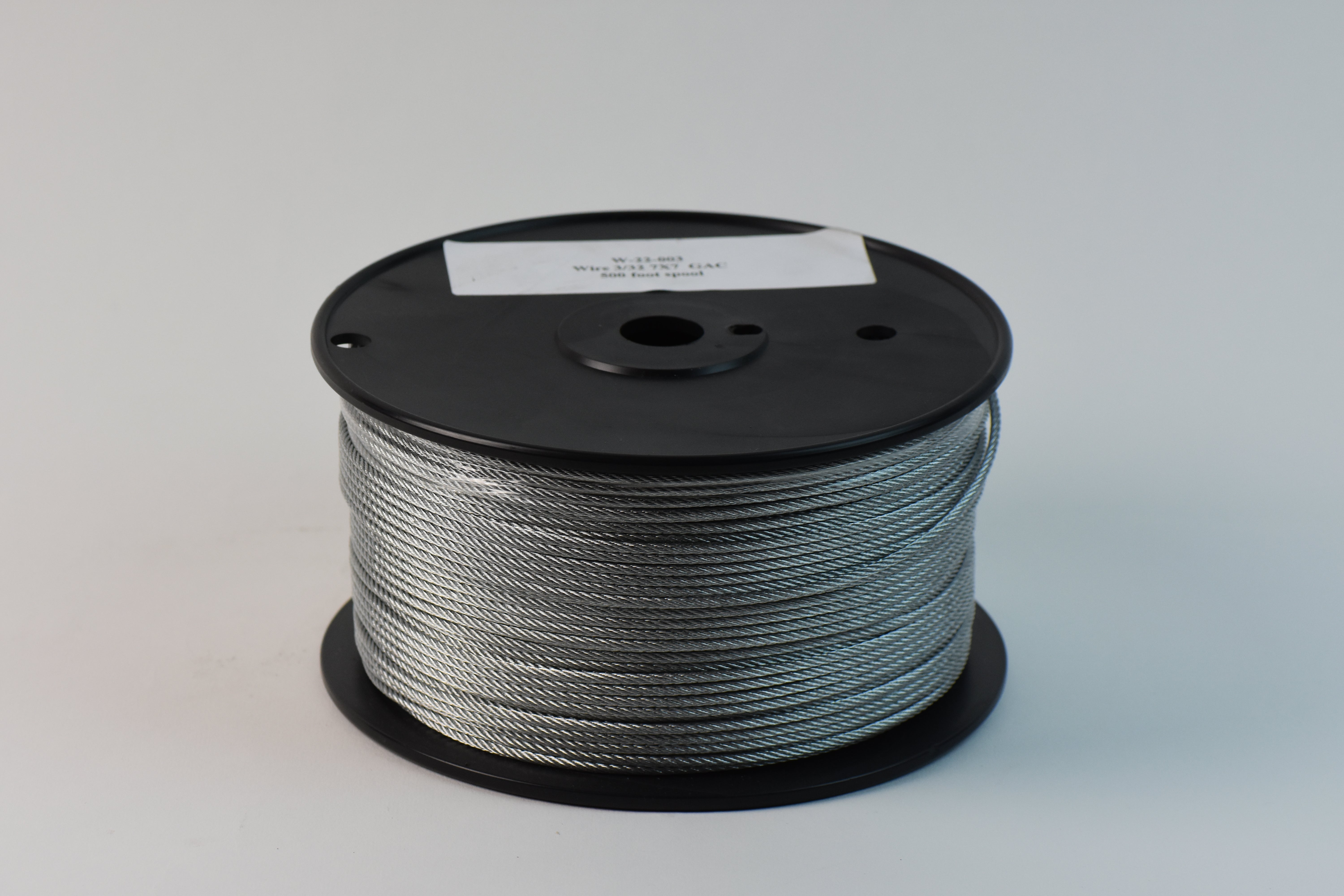 SwageRight 7x7 Galvanized Steel Wire Rope (Aircraft Cable) - Premium Quality