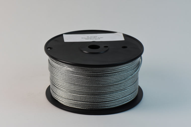SwageRight 7x7 Galvanized Steel Wire Rope (Aircraft Cable) - Premium Quality