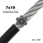 7x19 | Nylon Coated Galvanized Steel Wire Rope