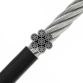7x19 Nylon Coated Galvanized Steel Wire Rope - Heavy-Duty Aircraft Cable