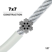 7x7 | Vinyl Coated Galvanized Steel Wire Rope (Aircraft Cable)