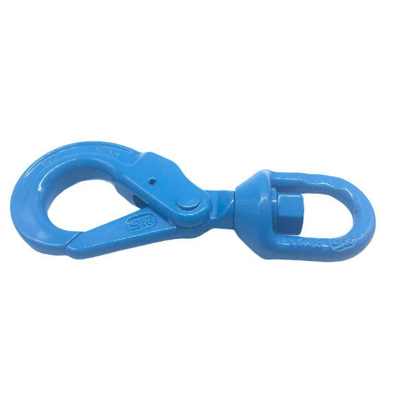 2.5 Ton Grade 100 Swivel Self-Locking Hook - YOKE Safety Hook - 1/4" - 5/16"