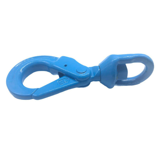 2.5 Ton Grade 100 Swivel Self-Locking Hook - YOKE Safety Hook - 1/4" - 5/16"