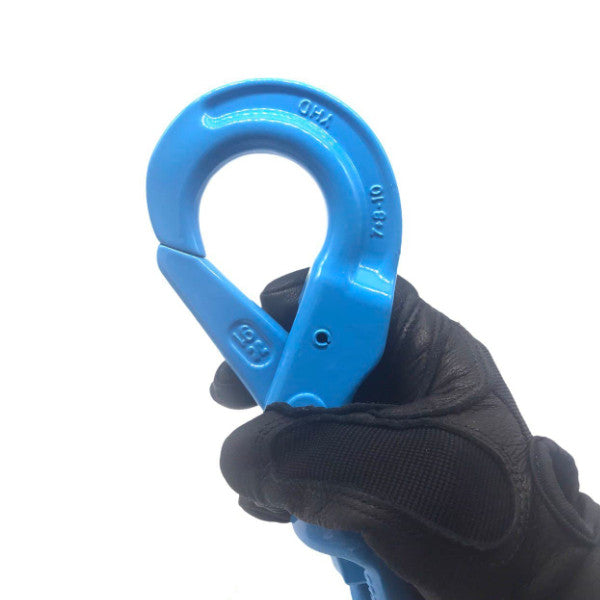 2.5 Ton Grade 100 Swivel Self-Locking Hook - YOKE Safety Hook - 1/4" - 5/16"