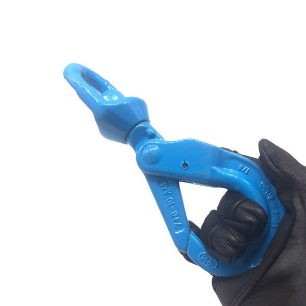 2.5 Ton Grade 100 Swivel Self-Locking Hook - YOKE Safety Hook - 1/4" - 5/16"