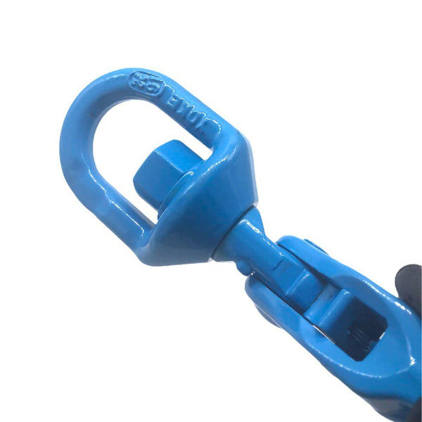 2.5 Ton Grade 100 Swivel Self-Locking Hook - YOKE Safety Hook - 1/4" - 5/16"