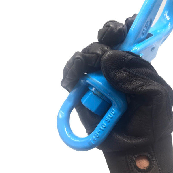 2.5 Ton Grade 100 Swivel Self-Locking Hook - YOKE Safety Hook - 1/4" - 5/16"