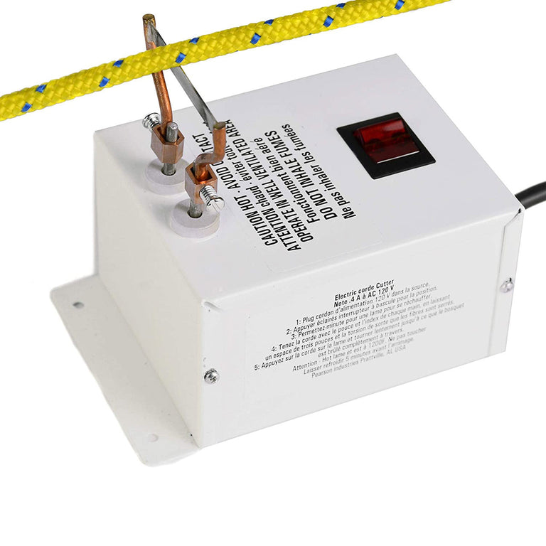 Electric Synthetic Rope Cutter with Hot Knife - 1200Â°F - Cuts & Seals Up to 1" Rope