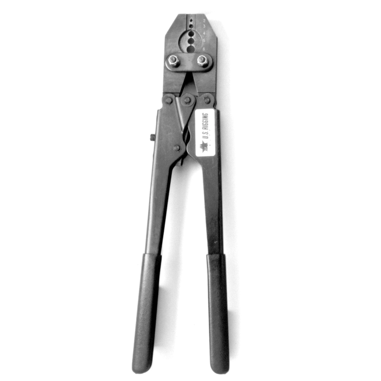 Swage-Right Medium-Duty 6-Cavity Swager - For 3/64" to 3/16" Wire Rope