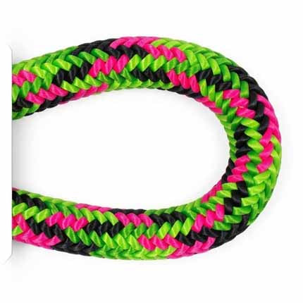 Arborist-PRO™ 11.8mm Professional Climbing Rope - 7,000 lbs Tensile Strength - 24-Strand Hand-Spliced - Viper Yellow/Red - Made in USA