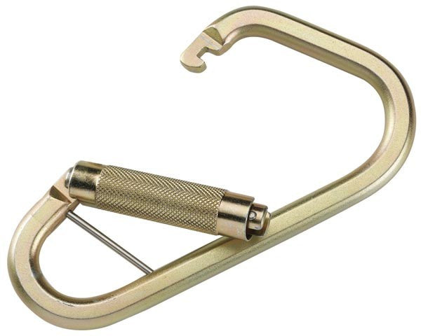 ProClimb Fire Fighter Hook with Captive Pin - 2.3" Gate Opening, 9,000 lbs MBS Steel Ladder Hook for Rescue Operations