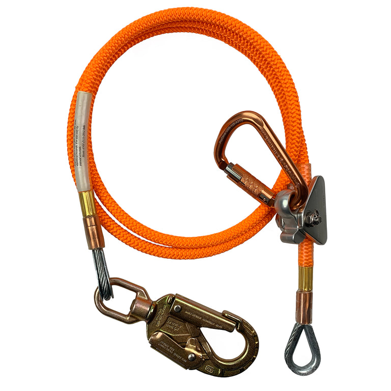 ProClimb All-in-One Flipline Kit 1/2" Steel Core Lanyard w/ Swivel Eye