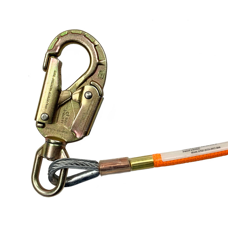 ProClimb All-in-One Flipline Kit 1/2" Steel Core Lanyard w/ Swivel Eye
