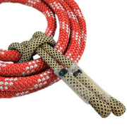 Pelican Rope The Red-3 1/2" 2-in-1 Positioning Lanyard with Aluminum Snaphooks