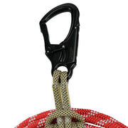 Pelican Rope The Red-3 1/2" 2-in-1 Positioning Lanyard with Aluminum Snaphooks