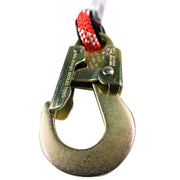 Pelican Rope The Red-3 1/2" 2-in-1 Positioning Lanyard with Steel Snaphooks