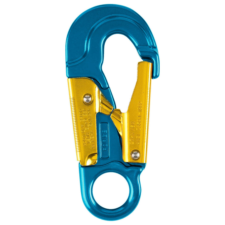 ProClimb 27kN Forged Aluminum Fixed-Eye Snap Hook - Ultra-Lightweight Fall Protection