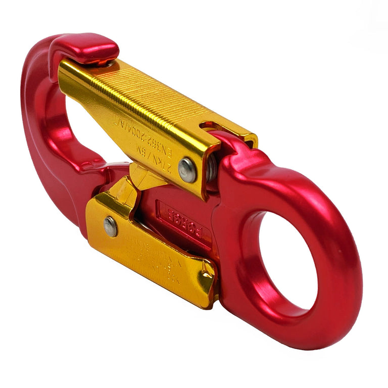 ProClimb 27kN Forged Aluminum Fixed-Eye Snap Hook - Ultra-Lightweight Fall Protection