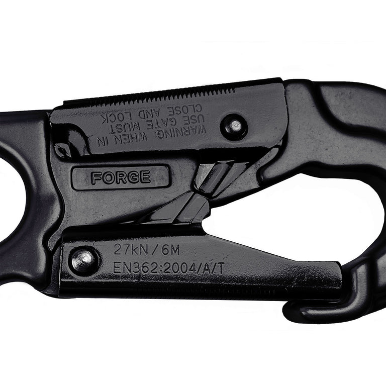 ProClimb 27kN Forged Aluminum Fixed-Eye Snap Hook - Ultra-Lightweight Fall Protection